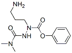 N(alpha)-(N,N-dimethylcarbamoyl)-alpha-azaornithine phenyl ester 结构式