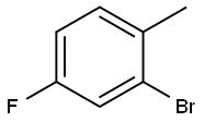 2-Bromo-4-fluorotoluene Struktur