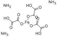 シュウ酸（ＩＩＩ）アンモニウム 化学構造式
