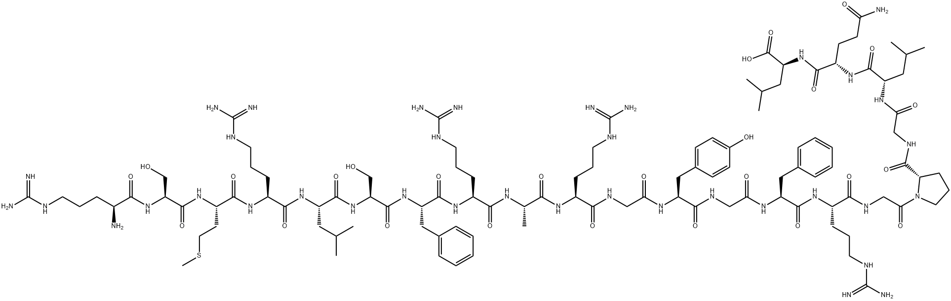 酪蛋白肽, 142211-96-9, 结构式