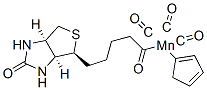 biotinylcyclopentadienylmanganese tricarbonyl 结构式