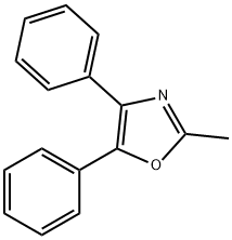 2-甲基-4,5-二苯唑, 14224-99-8, 结构式