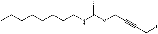 N-Octylcarbamic acid 4-iodo-2-butynyl ester Structure