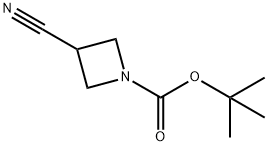 1-Boc-3-氰基氮杂环丁烷 结构式