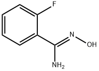 (Z)-2-フルオロ-N'-ヒドロキシベンズイミドアミド 化学構造式