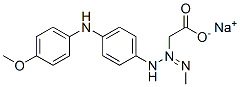 14228-67-2 SODIUM [3-[4-[(4-METHOXYPHENYL)AMINO]PHENYL]-1-METHYLTRIAZEN-2-YL]ACETATE