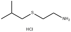 2-[(2-Methylpropyl)sulfanyl]ethan-1-amine hydrochloride Structure