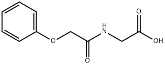 2-[2-(苯氧基)乙酰氨基]乙酸, 14231-45-9, 结构式