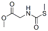 Glycine, N-[(methylthio)carbonyl]-, methyl ester (9CI) Structure