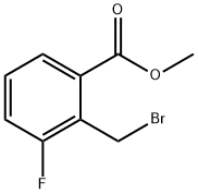 METHYL 2-BROMOMETHYL-3-FLUORO-BENZOATE Structure