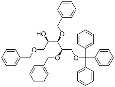 2-O,3-O,5-O-Tribenzyl-1-O-(triphenylmethyl)-D-arabinitol,14233-55-7,结构式