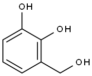 3-(羟甲基)苯-1,2-二醇, 14235-77-9, 结构式