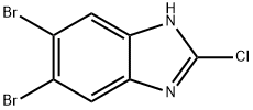 5,6-Dibromo-2-chloro-1H-1,3-benzodiazole Struktur
