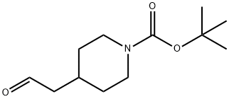 N-BOC-4-PIPERIDINEACETALDEHYDE Struktur
