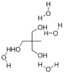 2-(hydroxymethyl)-2-methyl-propane-1,3-diol tetrahydrate Struktur
