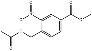 METHYL 4-METHOXYCARBONYLMETHYL-3-NITROBENZOATE Struktur