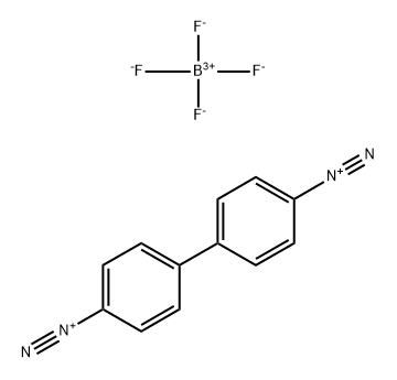 4,4'-Biphenylbisdiazonium fluoroborate,14239-22-6,结构式