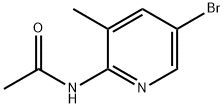 2-乙酰氨基-5-溴-3-甲基吡啶, 142404-81-7, 结构式