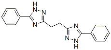 Ethane, 1,2-bis(5-phenyl-1H-1,2,4-triazol-3-yl)- 结构式