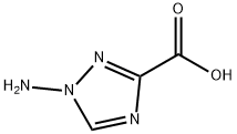 1H-1,2,4-Triazole-3-carboxylicacid,1-amino- Structure