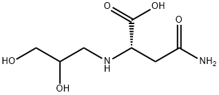 N-(2,3-dihydroxypropyl)asparagine Struktur