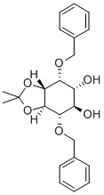 DL-1,6-BIS-O-(1-METHYLETHYLIDENE)-2,5-BIS-O-(PHENYLMETHYL)-MYO-INOSITOL 结构式