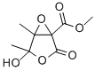 4,5-DIMETHYL-5-HYDROXY-3-(METHOXYCARBONYL)-3,4-EPOXY-GAMMA-BUTYROLACTONE,142438-57-1,结构式