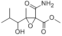 1-CARBAMOYL-2,4-DIMETHYL-1,2-EPOXY-3-HYDROXY-1-(METHOXYCARBONYL)PENTANE,142438-73-1,结构式