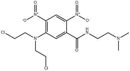 142439-63-2 N-((N,N-dimethylamino)ethyl)-5-(N,N-bis(2-chloroethyl)amino)-2,4-dinitrobenzamide