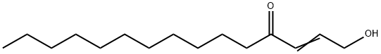 1-Hydroxy-2-pentadecen-4-one 结构式
