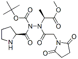 tert-butyloxycarbonyl-prolyl-aminosuccinyl-glycyl-alanine methyl ester,142453-08-5,结构式