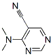 5-Pyrimidinecarbonitrile, 4-(dimethylamino)- (8CI,9CI) Struktur