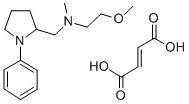 (-)-N-(2-Methoxyethyl)-N-methyl-1-phenyl-2-pyrrolidinemethanamine fuma rate,142469-84-9,结构式