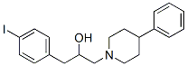 2-hydroxy-3-(4-iodophenyl)-1-(4-phenylpiperidinyl)propane Struktur