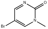 5-ブロモ-1-メチルピリミジン-2(1H)-オン 化学構造式