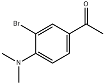 1-(3-溴-4-(二甲基氨基)苯基)乙酮,142500-11-6,结构式