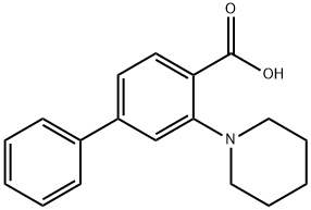 3-(piperidin-1-yl)biphenyl-4-carboxylic acid|3-(PIPERIDIN-1-YL)BIPHENYL-4-CARBOXYLIC ACID