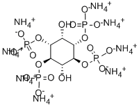 肌醇1,3,4,6-四-磷酸酯铵盐 结构式