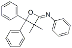 N-(3,3-Dimethyl-4,4-diphenyloxetan-2-ylidene)aniline Structure