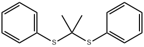 2,2-bis(phenylthio)propane 结构式