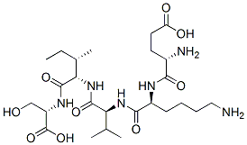 glutamyl-lysyl-valyl-isoleucyl-serine Struktur