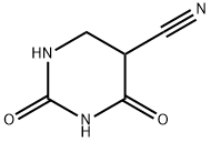 2,4-dioxohexahydropyriMidine-5-carbonitrile 化学構造式