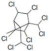 2,3,5,6,8,8,10,10-octachlorobornane Structure