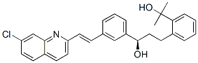 (R)-a-[3-[2-(7-chloro-2-quinolinyl)ethenyl]phenyl]-2-(1-hydroxy-1-methylethyl)-Benzenepropanol Struktur