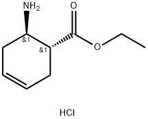TRANS-2-アミノ-4-シクロヘキセン-1-カルボン酸エチル塩酸塩 化学構造式