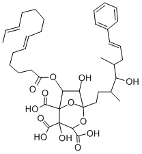 Zaragozic acid A Struktur