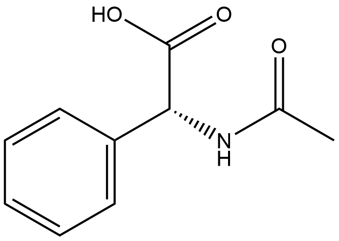 N-Acetyl-D-phenylglycine Structure
