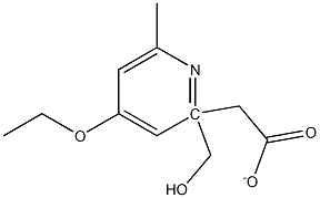 2-Pyridinemethanol,4-ethoxy-6-methyl-,acetate(ester)(9CI) Structure