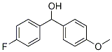 (4-Fluorophenyl)(4-Methoxyphenyl)Methanol 结构式