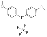 Di(p-anisyl)iodonium Tetrafluoborate Structure